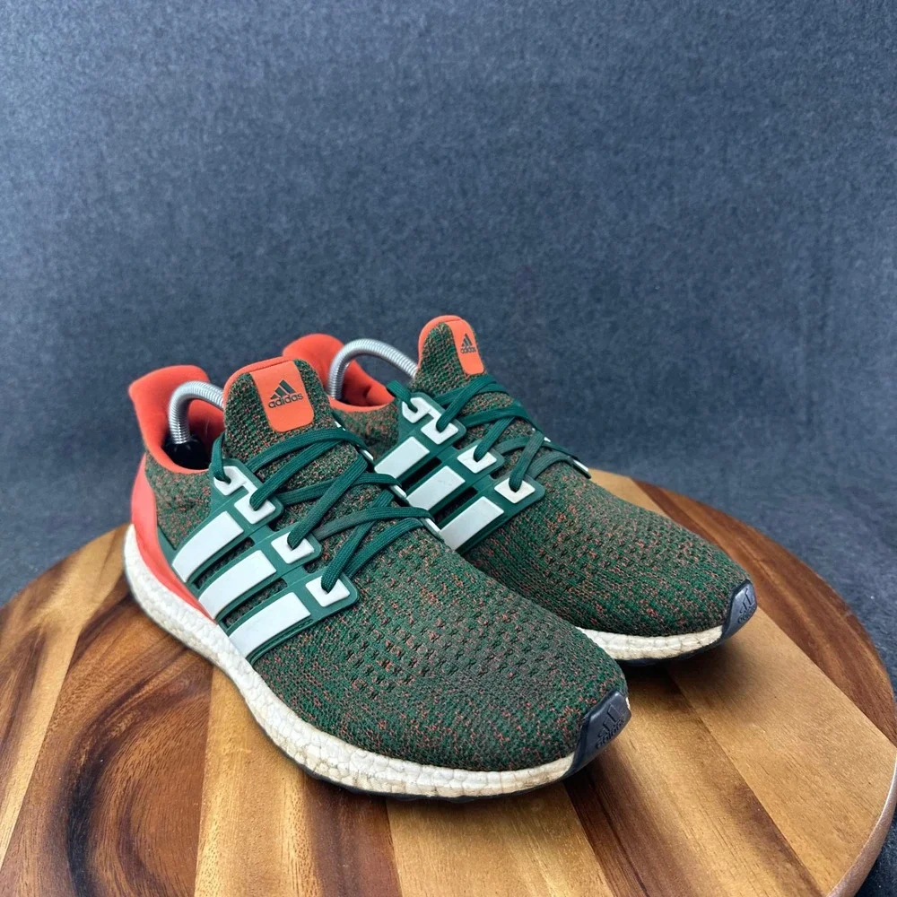 Adidas Ultra Boost 4.0 University of Miami Hurricanes UM Orange EE3702 Sz 10.5